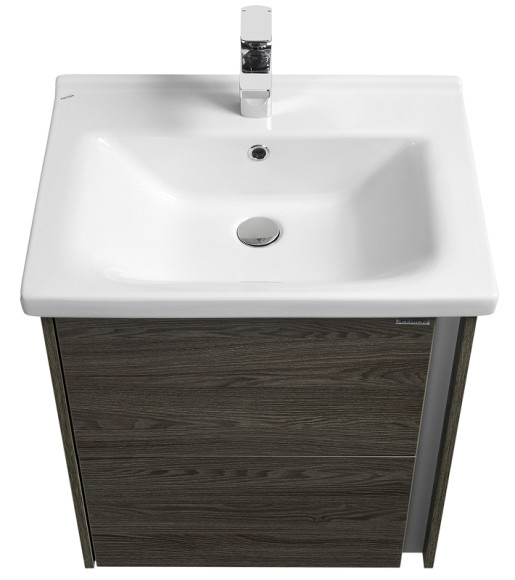 Тумба под раковину Aquaton Стоун 60 1A231401SXC80 подвесная Грецкий орех