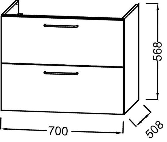 Тумба под раковину Jacob Delafon Odeon Rive Gauche 70 EB2521-R5-N18 подвесная Белая глянцевая Тумба под раковину Jacob Delafon Odeon Rive Gauche 70 EB2521-R5-N18 подвесная Белая глянцевая