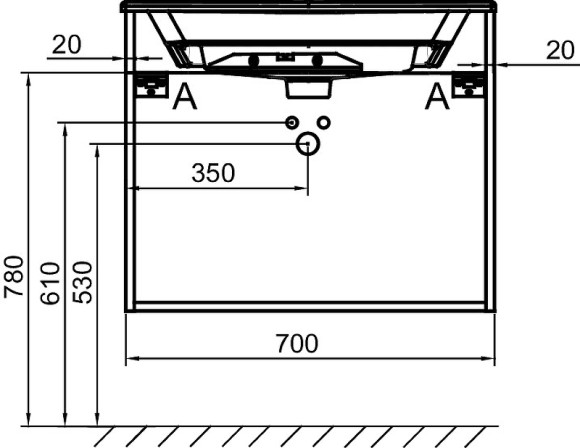 Тумба под раковину Jacob Delafon Odeon Rive Gauche 70 EB2521-R5-N18 подвесная Белая глянцевая Тумба под раковину Jacob Delafon Odeon Rive Gauche 70 EB2521-R5-N18 подвесная Белая глянцевая