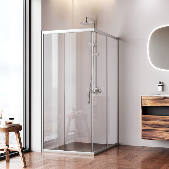 Душевой уголок AM.PM Sunny 120х90 W87G-403-12090-MT профиль Хром матовый стекло прозрачное Душевой уголок AM.PM Sunny 120х90 W87G-403-12090-MT профиль Хром матовый стекло прозрачное