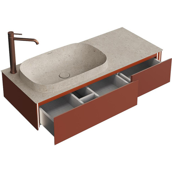 Тумба под раковину Kerama Marazzi Magica 120 MA.120.2\VR.M подвесная Венецианский красный Тумба под раковину Kerama Marazzi Magica 120 MA.120.2\VR.M подвесная Венецианский красный