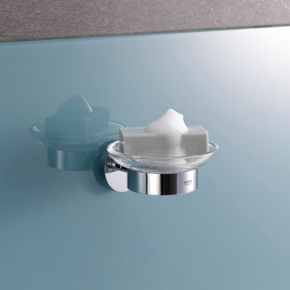 Мыльница Grohe Essentials 40368001 Прозрачное стекло Мыльница Grohe Essentials 40368001 Прозрачное стекло