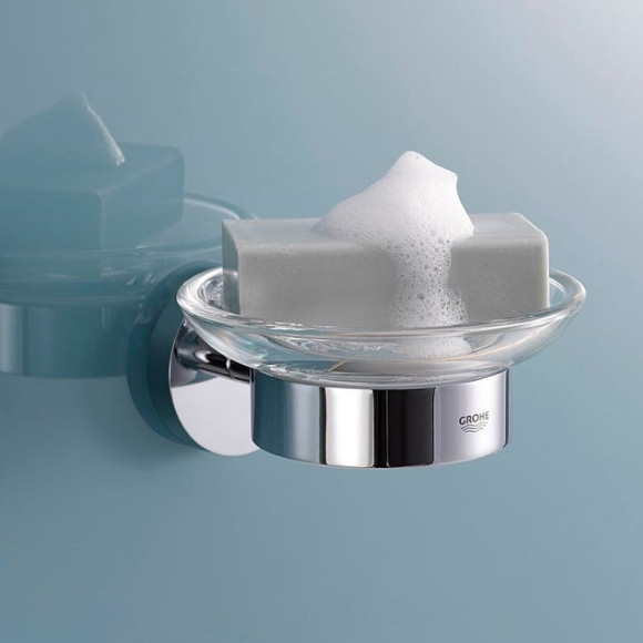 Мыльница Grohe Essentials 40368001 Прозрачное стекло Мыльница Grohe Essentials 40368001 Прозрачное стекло