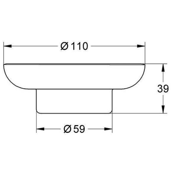 Мыльница Grohe Essentials 40368001 Прозрачное стекло Мыльница Grohe Essentials 40368001 Прозрачное стекло
