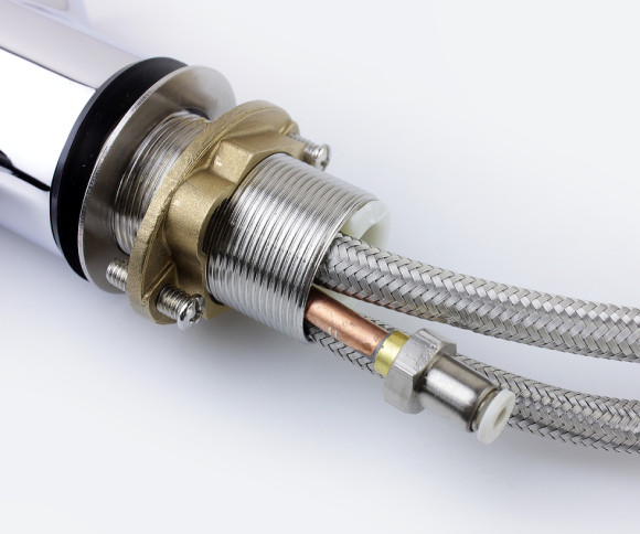 Смеситель для раковины Bronze de Luxe Optima 10188 с ирригатором Хром Смеситель для раковины Bronze de Luxe Optima 10188 с ирригатором Хром