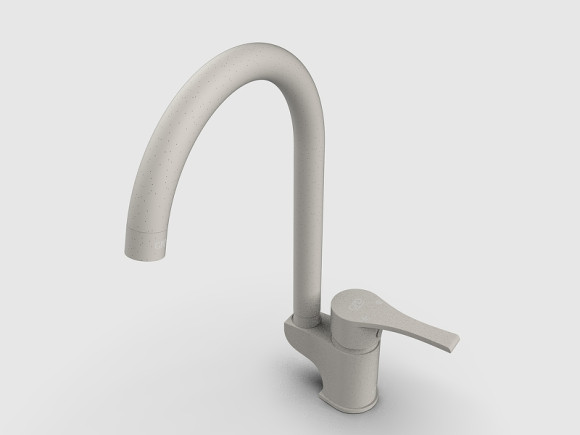 Смеситель для кухни GPD Atros MTE65-KG Кремовый