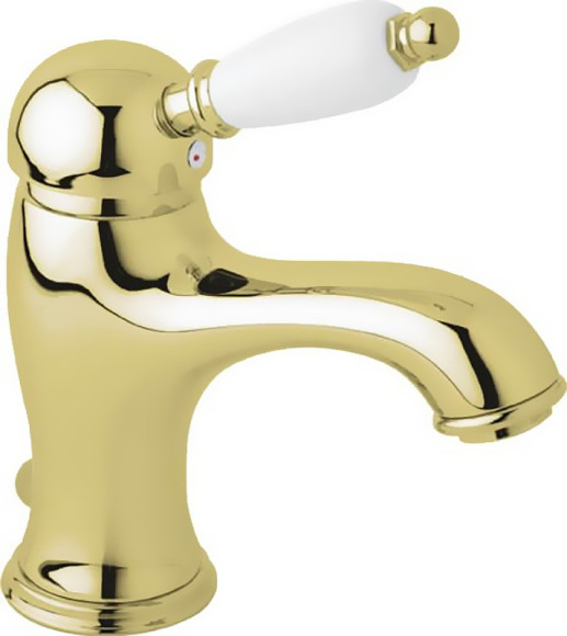 Смеситель для раковины Cezares Elite ELITE-LSM1-03/24-Bi Золото 24 карат