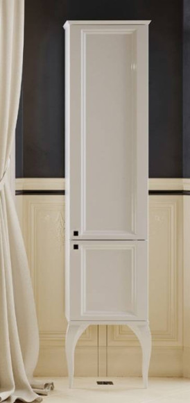 Шкаф пенал Aqwella 5 Stars La Donna 40 LAD0504W Белый