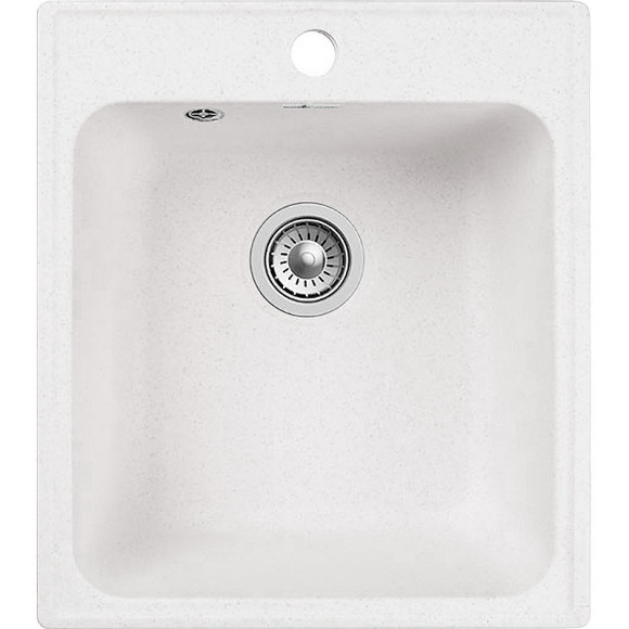 Кухонная мойка GranFest Quarz GF-Z17 Белая Кухонная мойка GranFest Quarz GF-Z17 Белая