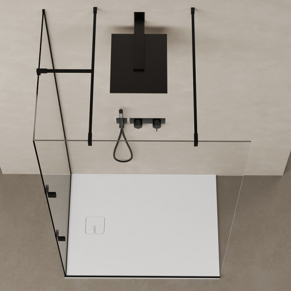 Душевой поддон из искусственного камня Salini Oasi 120x90 120322M Белый матовый Душевой поддон из искусственного камня Salini Oasi 120x90 120322M Белый матовый