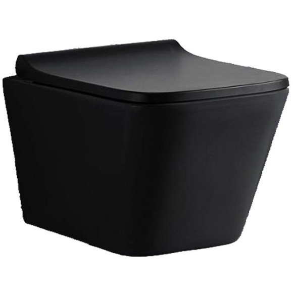 Комплект унитаза CeramaLux 5171MB с инсталляцией Berges Novum L5 040215 с сиденьем Микролифт и Черной матовой клавишей смыва Комплект унитаза CeramaLux 5171MB с инсталляцией Berges Novum L5 040215 с сиденьем Микролифт и Черной матовой клавишей смыва