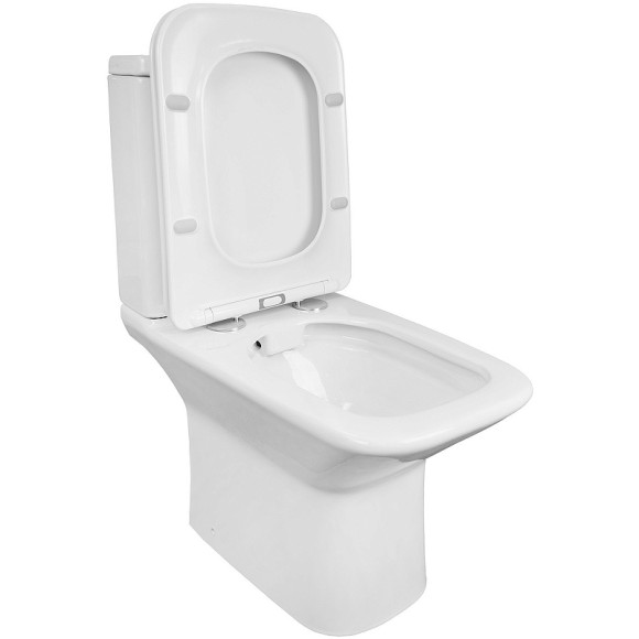 Унитаз компакт Azario Formal AZ-1353B с бачком и сиденьем Микролифт Унитаз компакт Azario Formal AZ-1353B с бачком и сиденьем Микролифт