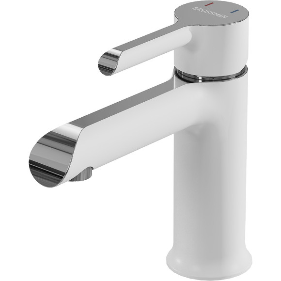 Смеситель для раковины Grossman Alba 510.K35.06.100/000 Белый Хром
