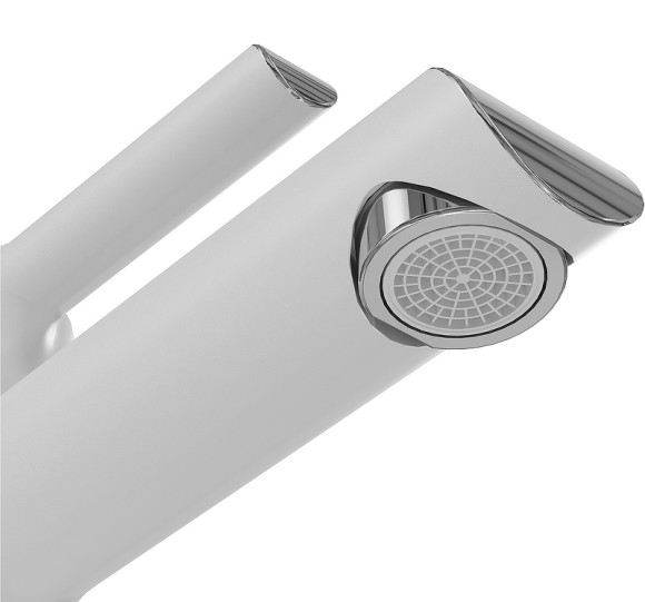 Смеситель для раковины Grossman Alba 510.K35.06.100/000 Белый Хром Смеситель для раковины Grossman Alba 510.K35.06.100/000 Белый Хром