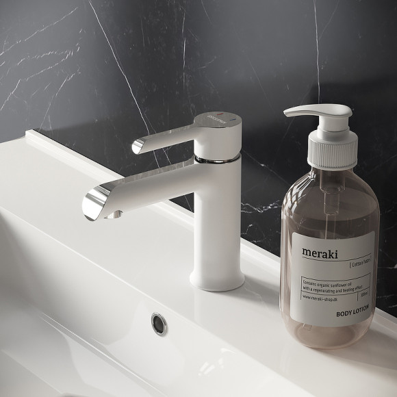 Смеситель для раковины Grossman Alba 510.K35.06.100/000 Белый Хром Смеситель для раковины Grossman Alba 510.K35.06.100/000 Белый Хром