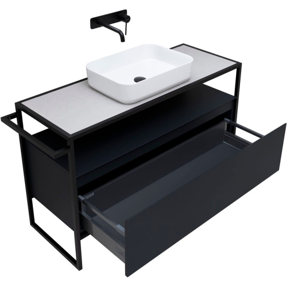 Тумба под раковину Allen Brau Priority 120 1.31004.AM Антрацит матовый Тумба под раковину Allen Brau Priority 120 1.31004.AM Антрацит матовый