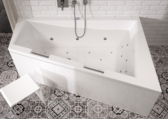 Акриловая ванна Riho Doppio 180x130 B034001005 (BA9100500000000) L без гидромассажа