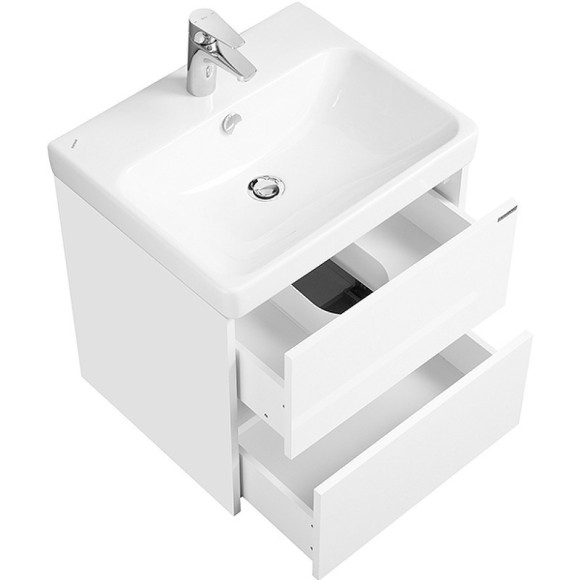 Тумба с раковиной Aquaton Сканди 55 1A2517K0SD010 подвесная Белая