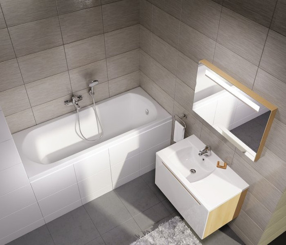 Акриловая ванна Ravak Domino Plus 150x70 C641R00000 без гидромассажа Акриловая ванна Ravak Domino Plus 150x70 C641R00000 без гидромассажа