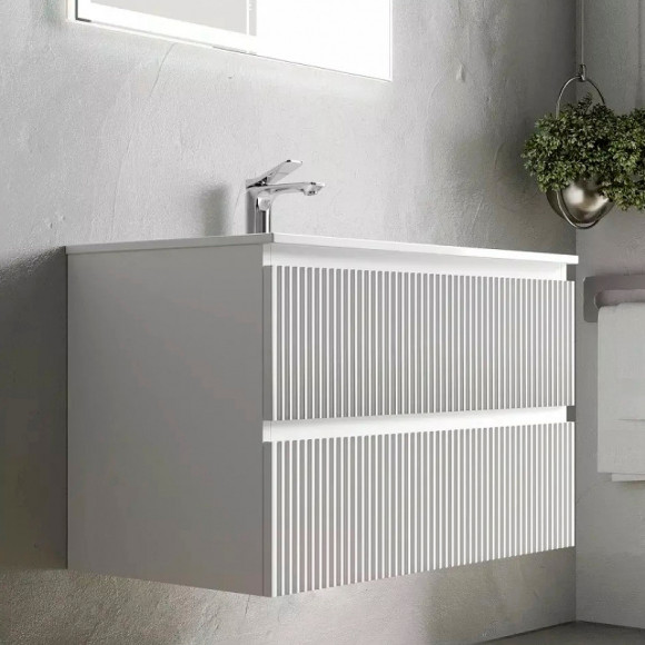 Тумба под раковину Sancos Snob R 80 SNR80W подвесная Bianco Тумба под раковину Sancos Snob R 80 SNR80W подвесная Bianco