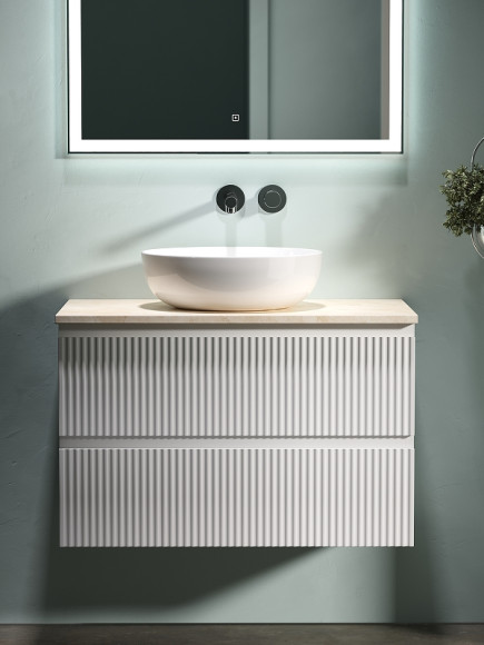 Тумба под раковину Sancos Snob R 80 SNR80W подвесная Bianco Тумба под раковину Sancos Snob R 80 SNR80W подвесная Bianco