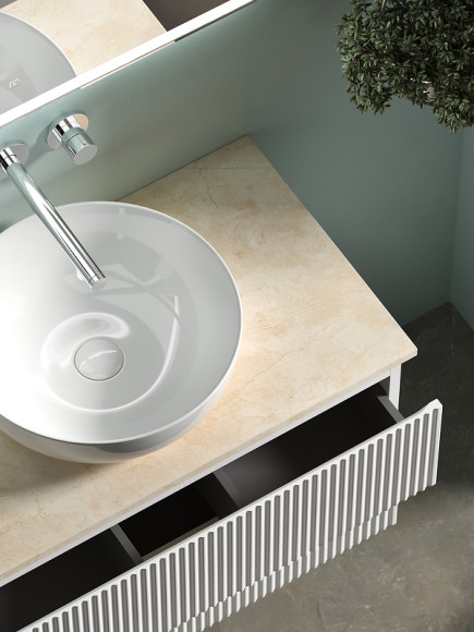 Тумба под раковину Sancos Snob R 80 SNR80W подвесная Bianco Тумба под раковину Sancos Snob R 80 SNR80W подвесная Bianco