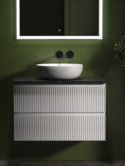 Тумба под раковину Sancos Snob R 80 SNR80W подвесная Bianco Тумба под раковину Sancos Snob R 80 SNR80W подвесная Bianco