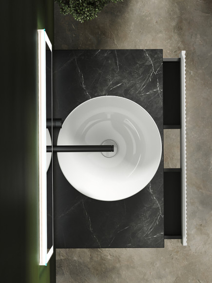 Тумба под раковину Sancos Snob R 80 SNR80W подвесная Bianco Тумба под раковину Sancos Snob R 80 SNR80W подвесная Bianco