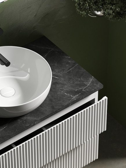 Тумба под раковину Sancos Snob R 80 SNR80W подвесная Bianco Тумба под раковину Sancos Snob R 80 SNR80W подвесная Bianco