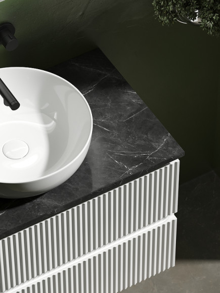 Тумба под раковину Sancos Snob R 80 SNR80W подвесная Bianco Тумба под раковину Sancos Snob R 80 SNR80W подвесная Bianco