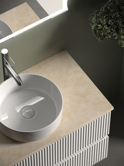 Тумба под раковину Sancos Snob R 80 SNR80W подвесная Bianco Тумба под раковину Sancos Snob R 80 SNR80W подвесная Bianco