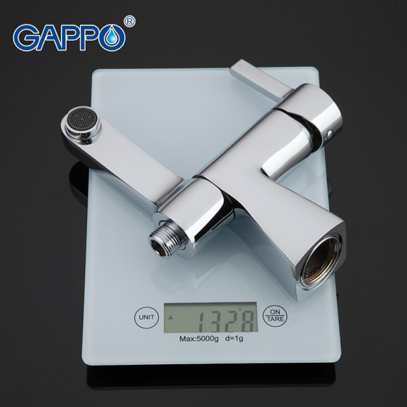 Смеситель на борт ванны Gappo G1204 Хром