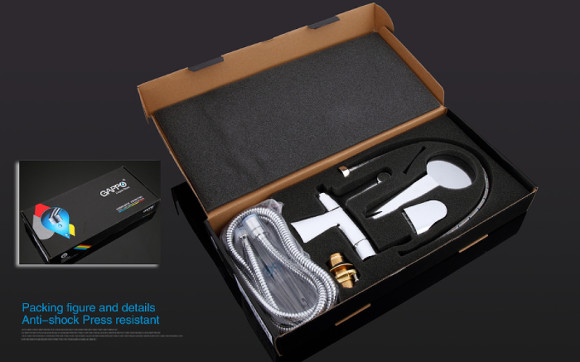 Смеситель на борт ванны Gappo G1204 Хром