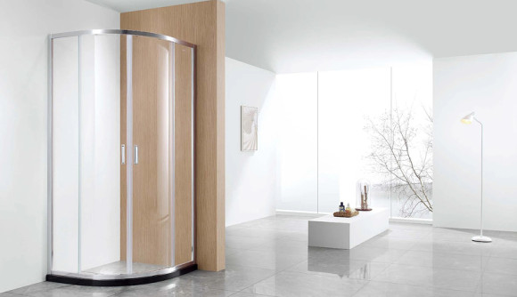 Душевой уголок Aquatek 80х80 AQ ARI RO 08020CH профиль Хром стекло прозрачное