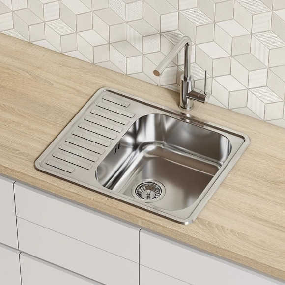 Кухонная мойка Iddis Strit S 58 STR58PDi77S Сталь