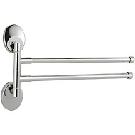 Полотенцедержатель Haiba HB1612 двойной поворотный Хром