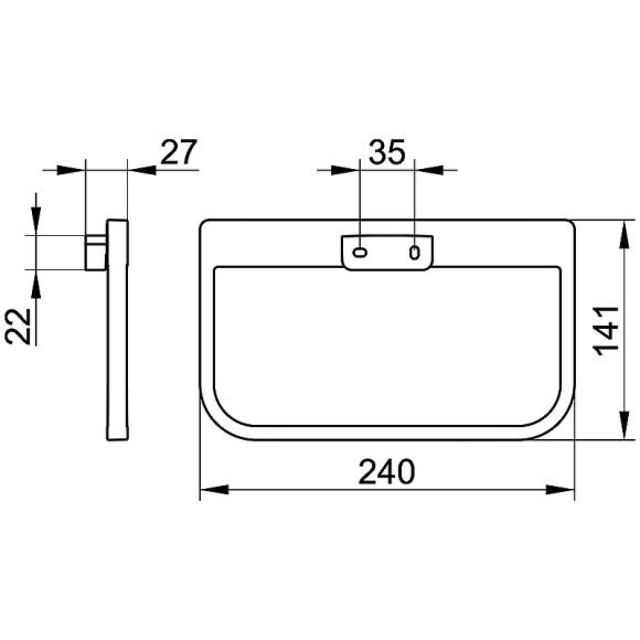 Кольцо для полотенец Keuco Collection Moll 12721 010000 Хром Кольцо для полотенец Keuco Collection Moll 12721 010000 Хром