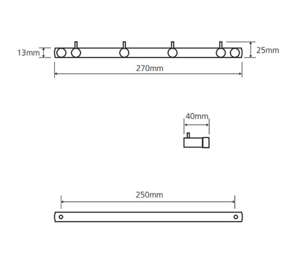 Вешалка для полотенец Bemeta Omega 104606102 Хром Вешалка для полотенец Bemeta Omega 104606102 Хром