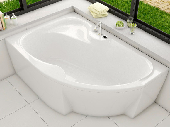 Акриловая ванна Vayer Azalia 160x105 L Гл000006726 без гидромассажа Акриловая ванна Vayer Azalia 160x105 L Гл000006726 без гидромассажа