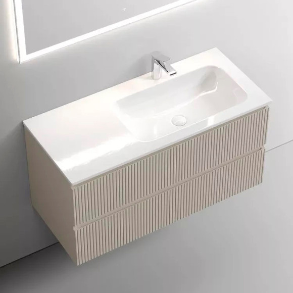 Тумба под раковину Sancos Snob T 100 R SNT100RCE подвесная Beige Soft