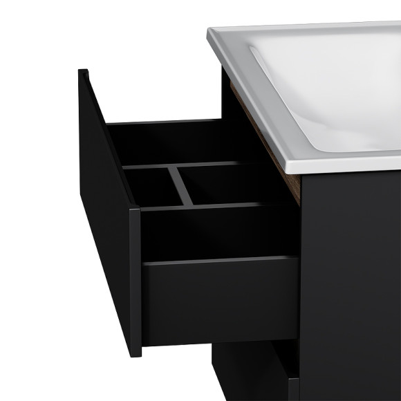Тумба под раковину AM.PM X-Joy 80 M85AFHX0802BM подвесная Черная матовая Тумба под раковину AM.PM X-Joy 80 M85AFHX0802BM подвесная Черная матовая