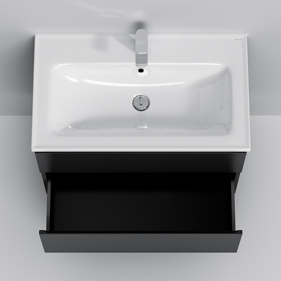 Тумба под раковину AM.PM X-Joy 80 M85AFHX0802BM подвесная Черная матовая Тумба под раковину AM.PM X-Joy 80 M85AFHX0802BM подвесная Черная матовая