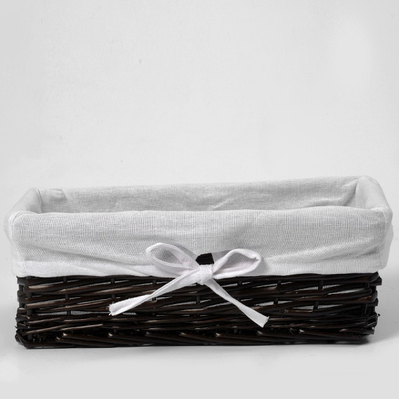 Корзина для аксессуаров WasserKRAFT Lossa WB-120-M Темно-коричневая Корзина для аксессуаров WasserKRAFT Lossa WB-120-M Темно-коричневая