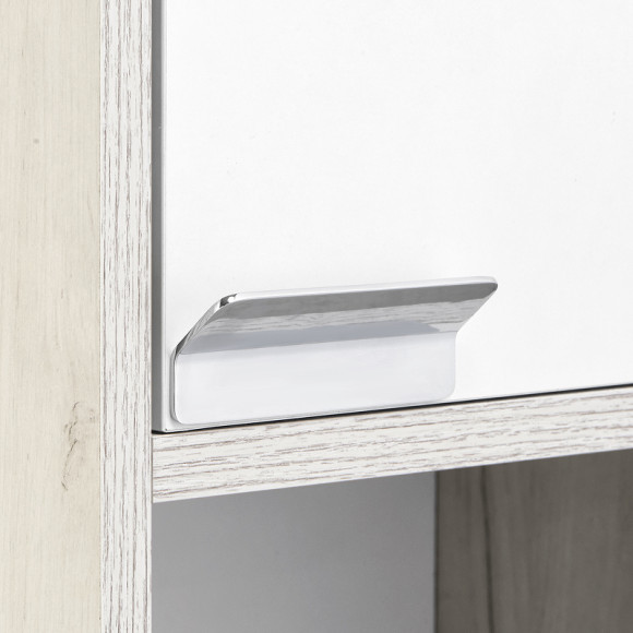 Шкаф пенал Aquaton Флай 30 R 1A237903FAX1R подвесной Белый Дуб крафт