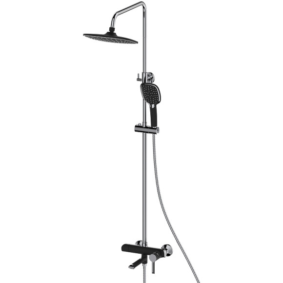 Душевая система Haiba HB24805-7 Черный Хром