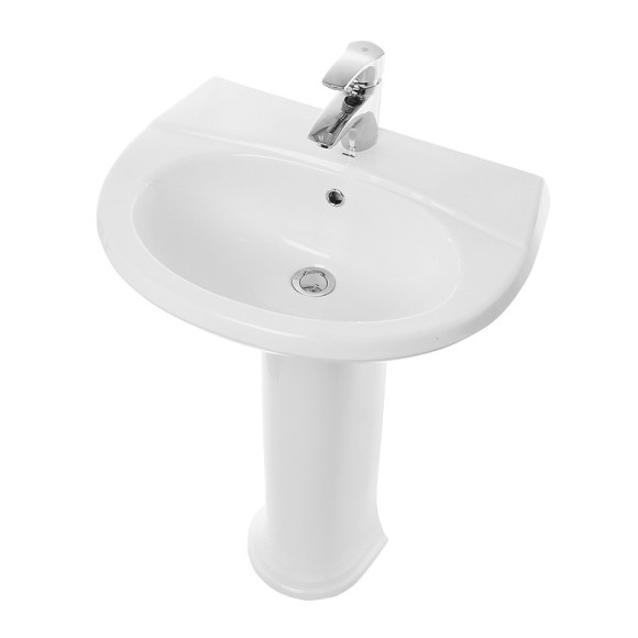 Раковина Sanita Виктория 60 WB.PD/Victoria/60-C/WHT.G/S1 Белая Раковина Sanita Виктория 60 WB.PD/Victoria/60-C/WHT.G/S1 Белая