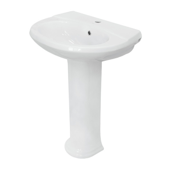 Раковина Sanita Виктория 60 WB.PD/Victoria/60-C/WHT.G/S1 Белая Раковина Sanita Виктория 60 WB.PD/Victoria/60-C/WHT.G/S1 Белая