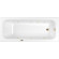 Акриловая ванна Whitecross Vibe 170x70 0105.170070.100.LINENANO.GL с гидромассажем Акриловая ванна Whitecross Vibe 170x70 0105.170070.100.LINENANO.GL с гидромассажем