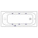 Акриловая ванна Whitecross Vibe 170x70 0105.170070.100.LINENANO.GL с гидромассажем Акриловая ванна Whitecross Vibe 170x70 0105.170070.100.LINENANO.GL с гидромассажем