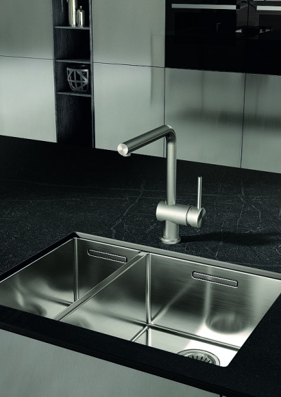 Смеситель для кухни Kludi L Steel 45803F877 Сталь Смеситель для кухни Kludi L Steel 45803F877 Сталь
